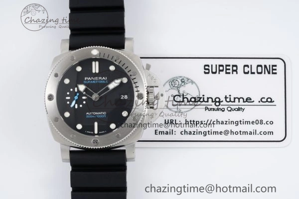 PAM1229 Y SBF 1:1 Best Edition Black Dial on Black Rubber Strap P RelaxedFit 8354