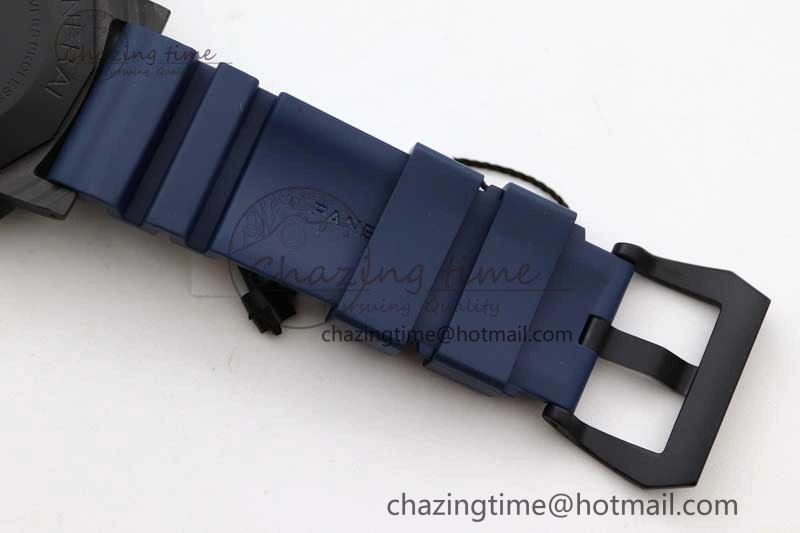 PAM1232 QuarantaQuattro Blu Abisso VSF Best Edition on Blue Rubber Strap P. EasyCare 8352