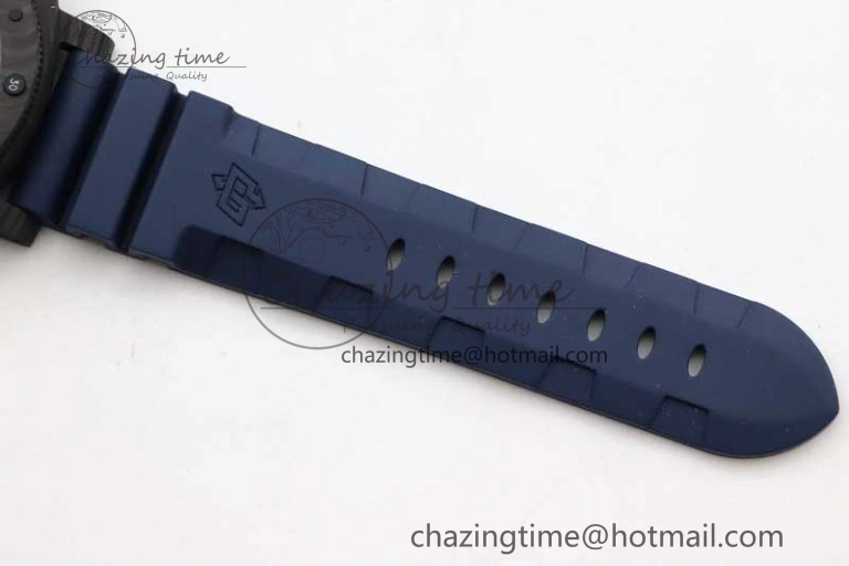 PAM1232 QuarantaQuattro Blu Abisso VSF Best Edition on Blue Rubber Strap P. EasyCare 8352