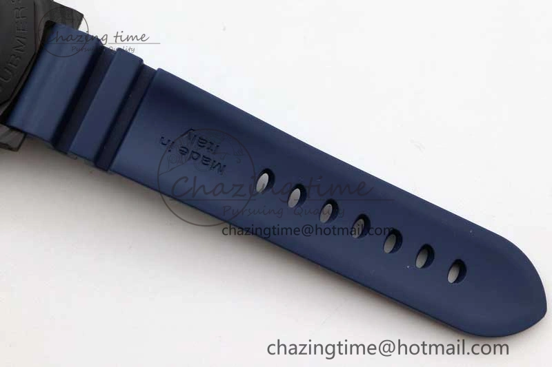 PAM1232 QuarantaQuattro Blu Abisso VSF Best Edition on Blue Rubber Strap P. EasyCare 8352