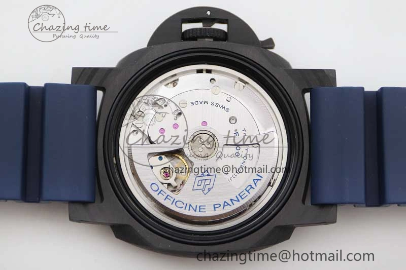 PAM1232 QuarantaQuattro Blu Abisso VSF Best Edition on Blue Rubber Strap P. EasyCare 8352