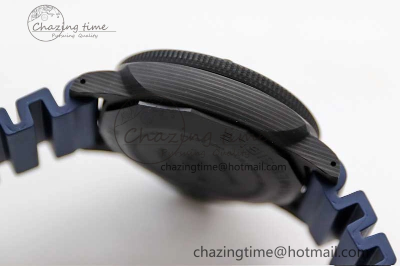 PAM1232 QuarantaQuattro Blu Abisso VSF Best Edition on Blue Rubber Strap P. EasyCare 8352