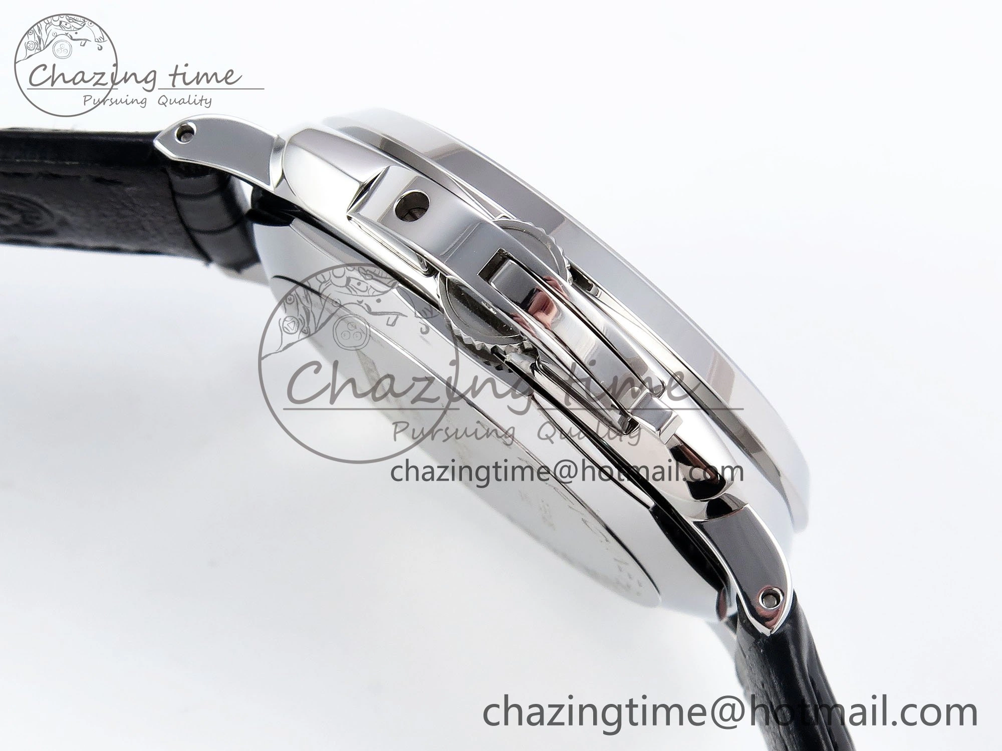 FlexibleFit PAM1250 Luminor Due 42mm VSF Best Edition Grey Dial on Leather Strap P900 Clone 8319
