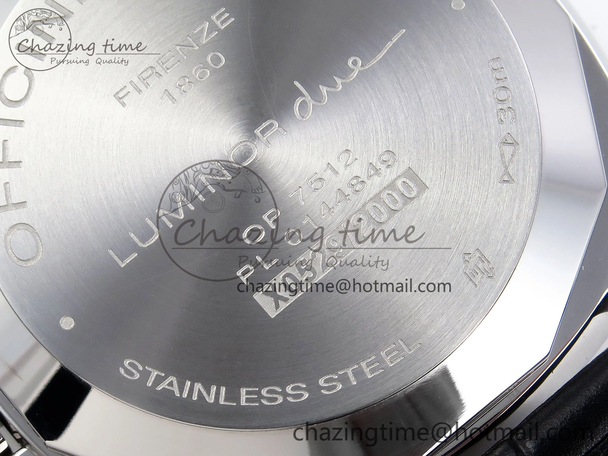 FlexibleFit PAM1250 Luminor Due 42mm VSF Best Edition Grey Dial on Leather Strap P900 Clone 8319