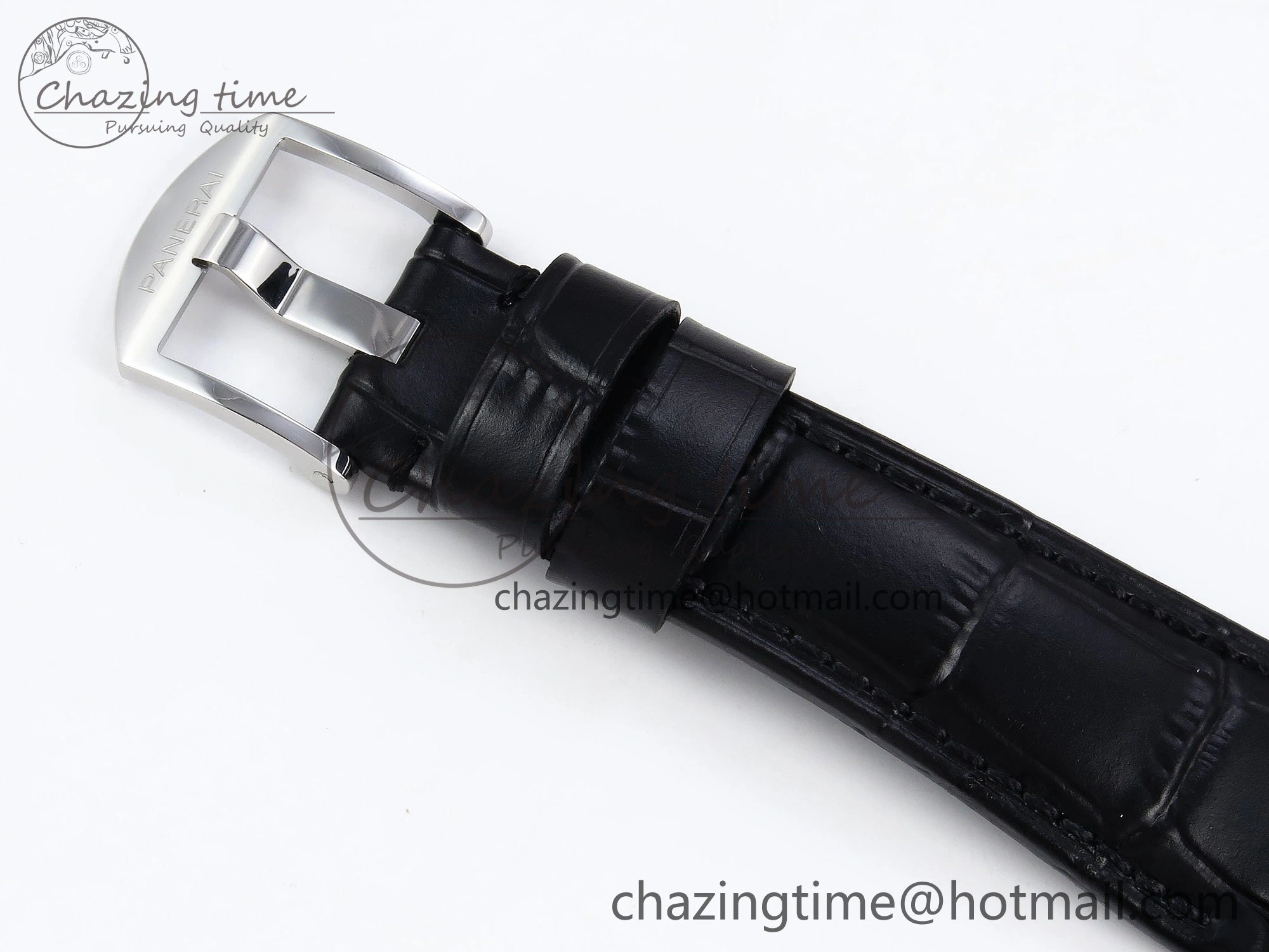 FlexibleFit PAM1250 Luminor Due 42mm VSF Best Edition Grey Dial on Leather Strap P900 Clone 8319