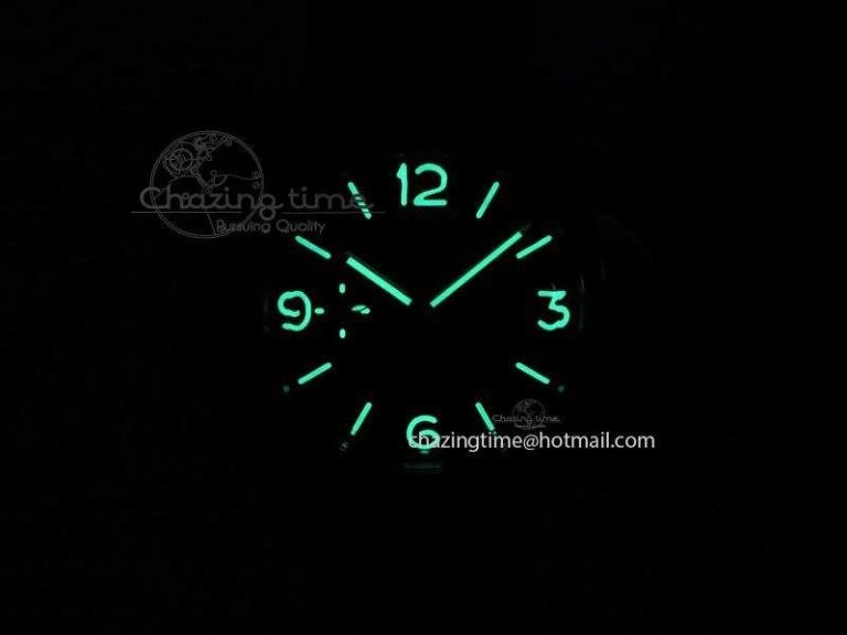 PAM127 E V6F 1:1 Best Edition On Brown Leather Strap A6497 With Y-Incabloc V HighQuality 8500
