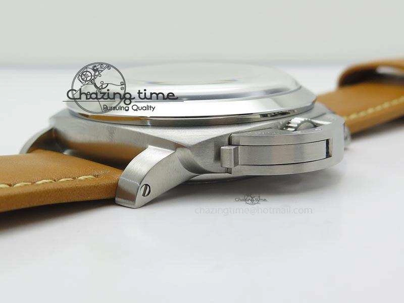PAM127 E V6F 1:1 Best Edition On Brown Leather Strap A6497 With Y-Incabloc V HighQuality 8500