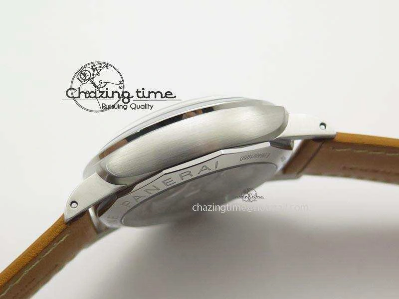 PAM127 E V6F 1:1 Best Edition On Brown Leather Strap A6497 With Y-Incabloc V HighQuality 8500