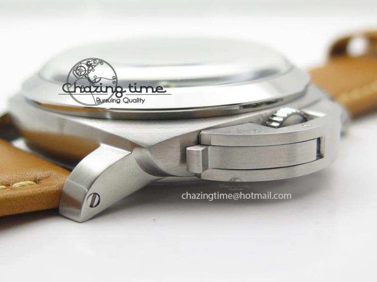 PAM127 E V6F 1:1 Best Edition On Brown Leather Strap A6497 With Y-Incabloc V HighQuality 8500