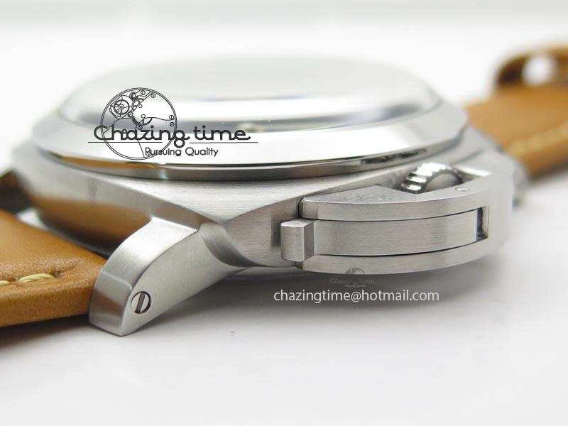PAM127 E V6F 1:1 Best Edition On Brown Leather Strap A6497 With Y-Incabloc V HighQuality 8500