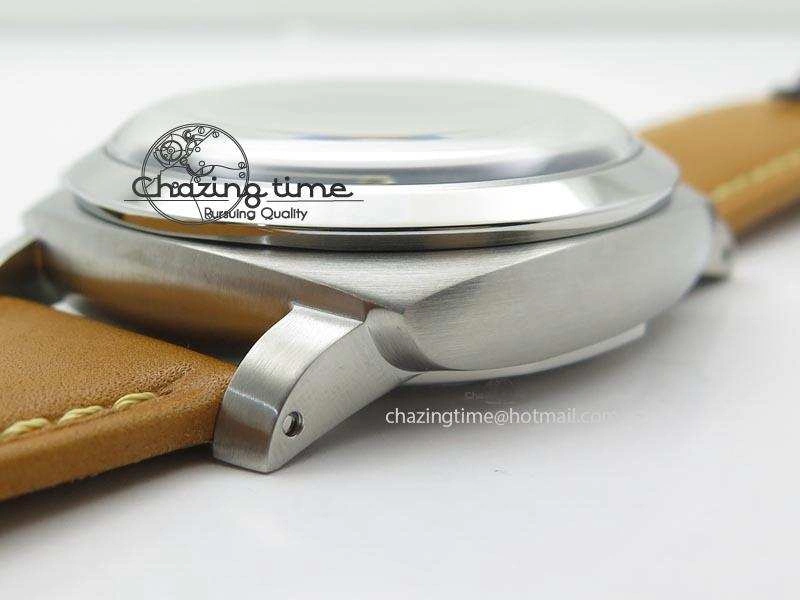 PAM127 E V6F 1:1 Best Edition On Brown Leather Strap A6497 With Y-Incabloc V HighQuality 8500
