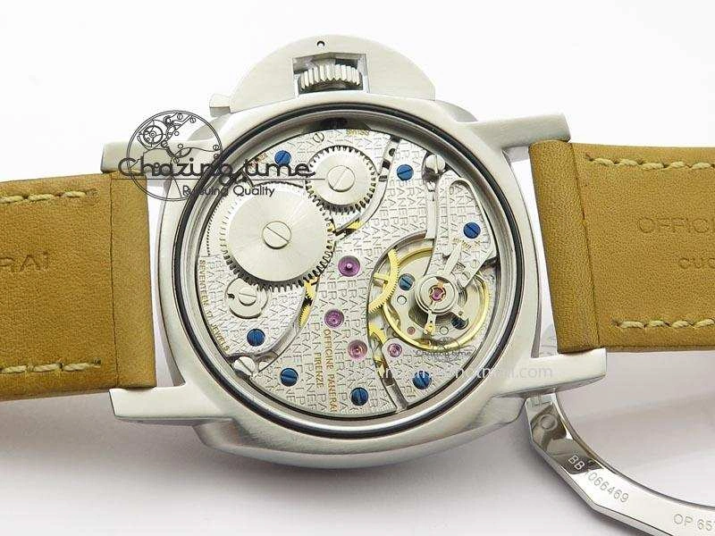 PAM127 E V6F 1:1 Best Edition On Brown Leather Strap A6497 With Y-Incabloc V HighQuality 8500