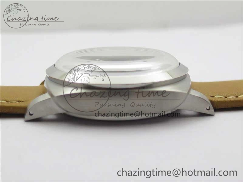 Stretchable PAM127 E XF 1:1 Best Edition On Brown Leather Strap A6497 ( Free Strap) 8394
