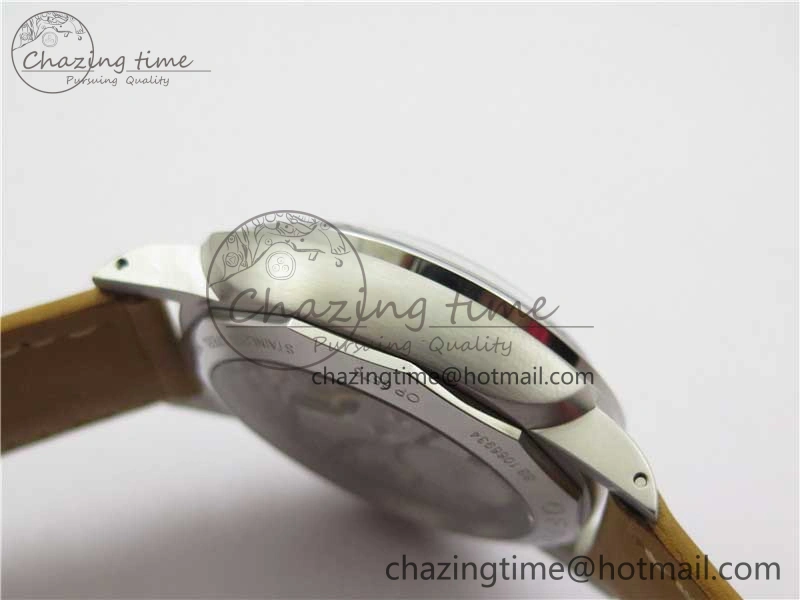 Stretchable PAM127 E XF 1:1 Best Edition On Brown Leather Strap A6497 ( Free Strap) 8394
