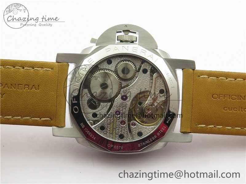 Stretchable PAM127 E XF 1:1 Best Edition On Brown Leather Strap A6497 ( Free Strap) 8394
