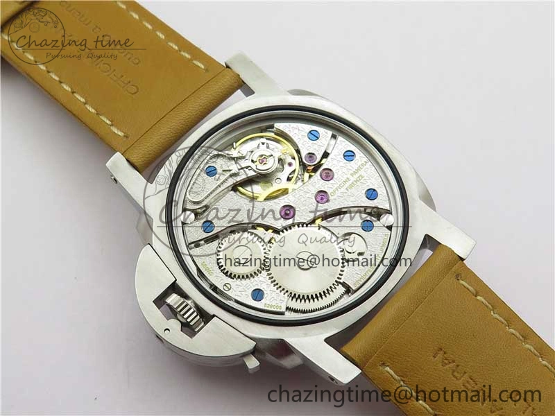 Stretchable PAM127 E XF 1:1 Best Edition On Brown Leather Strap A6497 ( Free Strap) 8394