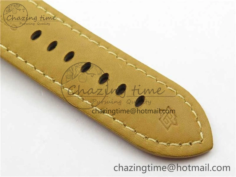 Stretchable PAM127 E XF 1:1 Best Edition On Brown Leather Strap A6497 ( Free Strap) 8394