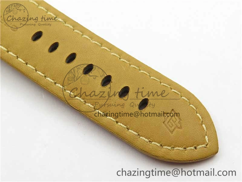 Stretchable PAM127 E XF 1:1 Best Edition On Brown Leather Strap A6497 ( Free Strap) 8394