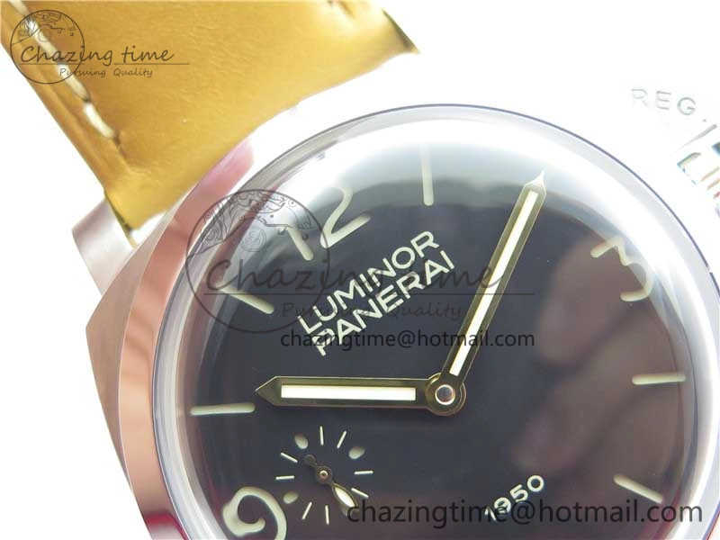 Stretchable PAM127 E XF 1:1 Best Edition On Brown Leather Strap A6497 ( Free Strap) 8394