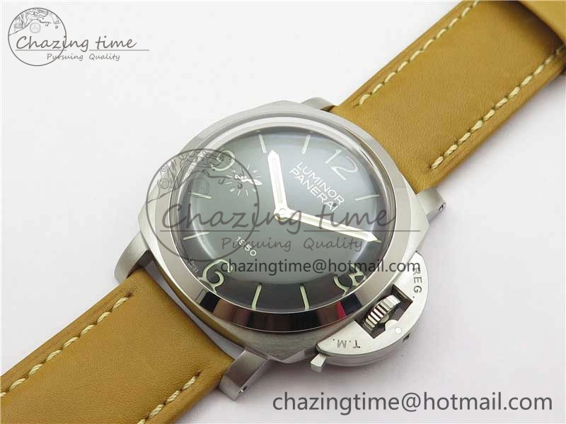Stretchable PAM127 E XF 1:1 Best Edition On Brown Leather Strap A6497 ( Free Strap) 8394