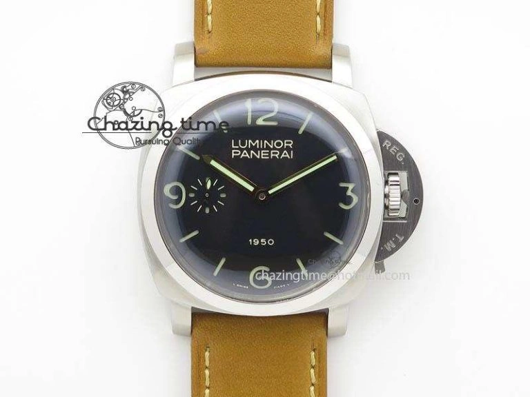 GoAnywhere PAM127 E ZF Best Edition on Brown Leather Strap A6497 with Y-Incabloc 8570