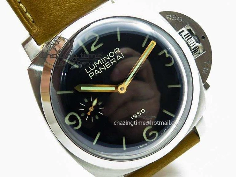GoAnywhere PAM127 E ZF Best Edition on Brown Leather Strap A6497 with Y-Incabloc 8570