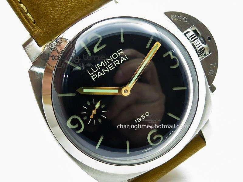 GoAnywhere PAM127 E ZF Best Edition on Brown Leather Strap A6497 with Y-Incabloc 8570