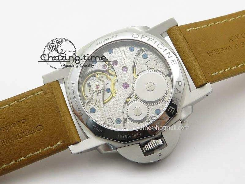GoAnywhere PAM127 E ZF Best Edition on Brown Leather Strap A6497 with Y-Incabloc 8570