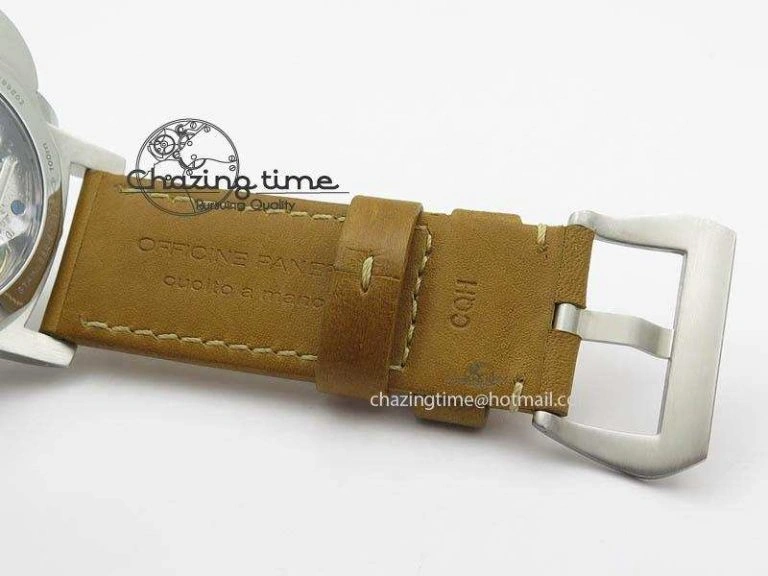 GoAnywhere PAM127 E ZF Best Edition on Brown Leather Strap A6497 with Y-Incabloc 8570