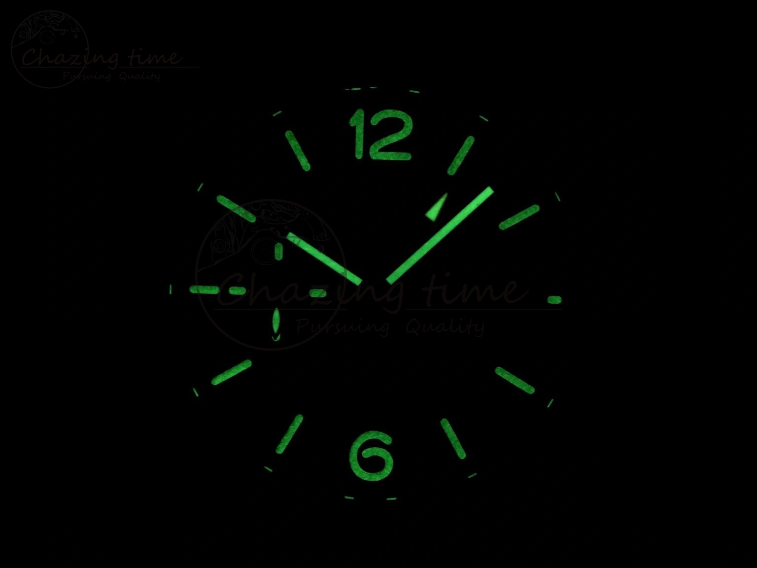 Sporty PAM1279 X LUMINOR GMT 42MM TITANIUM VSF 1:1 BEST EDITION BLUE DIAL ON BLACK LEATHER STRAP P.9011 SUPER CLONE 8348