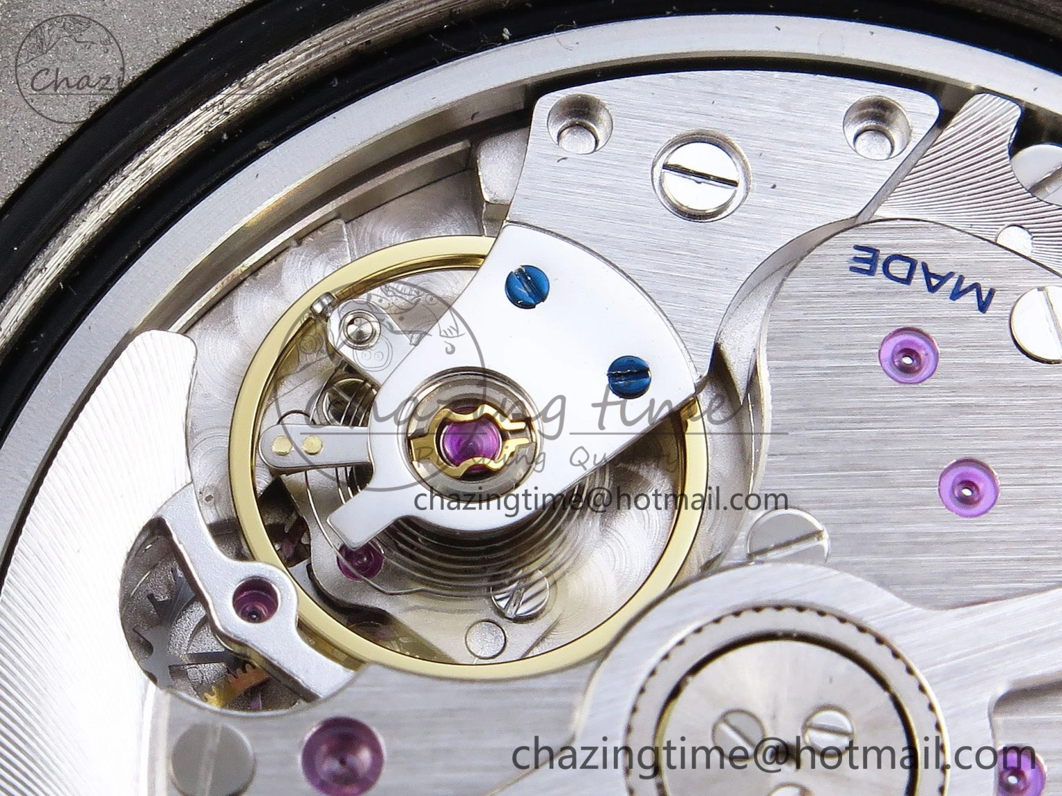 Sporty PAM1279 X LUMINOR GMT 42MM TITANIUM VSF 1:1 BEST EDITION BLUE DIAL ON BLACK LEATHER STRAP P.9011 SUPER CLONE 8348