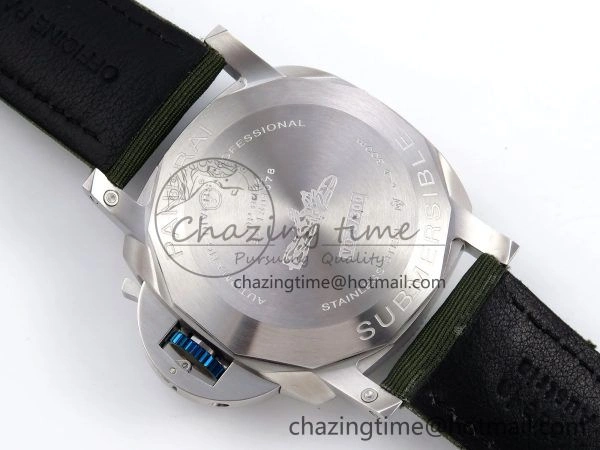 PAM1287 V TTF 1:1 Best Edition Green Dial on Green Nylon Strap P EasyMatch 8312