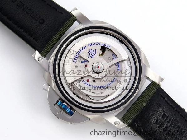 PAM1287 V TTF 1:1 Best Edition Green Dial on Green Nylon Strap P EasyMatch 8312