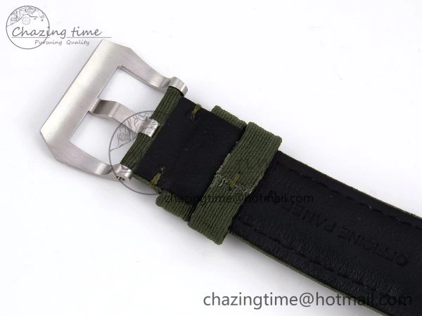 PAM1287 V TTF 1:1 Best Edition Green Dial on Green Nylon Strap P EasyMatch 8312