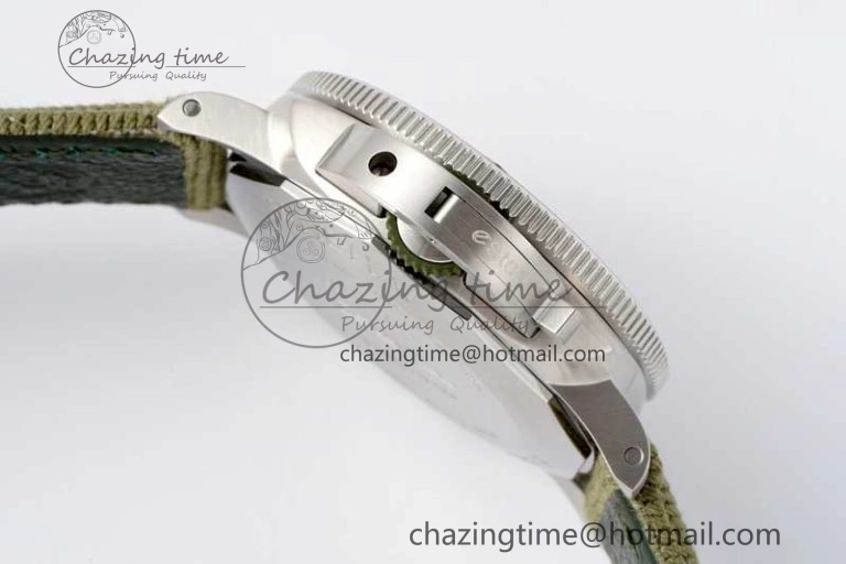 PAM1287 Y SBF 1:1 Best Edition Green Dial on Green Nylon Strap P FlexibleFit 8351