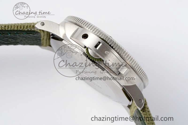 PAM1287 Y SBF 1:1 Best Edition Green Dial on Green Nylon Strap P FlexibleFit 8351