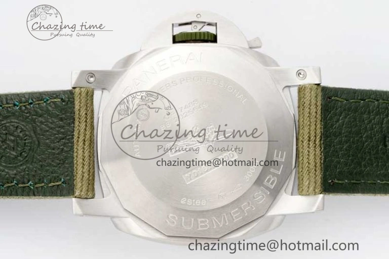 PAM1287 Y SBF 1:1 Best Edition Green Dial on Green Nylon Strap P FlexibleFit 8351