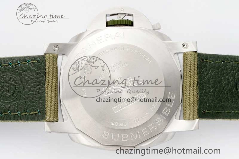 PAM1287 Y SBF 1:1 Best Edition Green Dial on Green Nylon Strap P FlexibleFit 8351