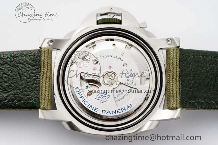 PAM1287 Y SBF 1:1 Best Edition Green Dial on Green Nylon Strap P FlexibleFit 8351