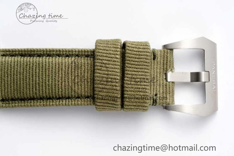 PAM1287 Y SBF 1:1 Best Edition Green Dial on Green Nylon Strap P FlexibleFit 8351
