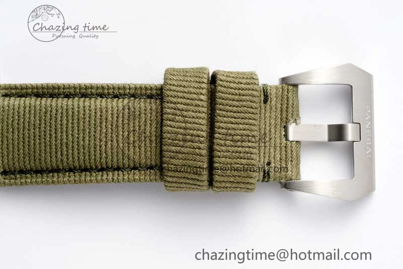 PAM1287 Y SBF 1:1 Best Edition Green Dial on Green Nylon Strap P FlexibleFit 8351
