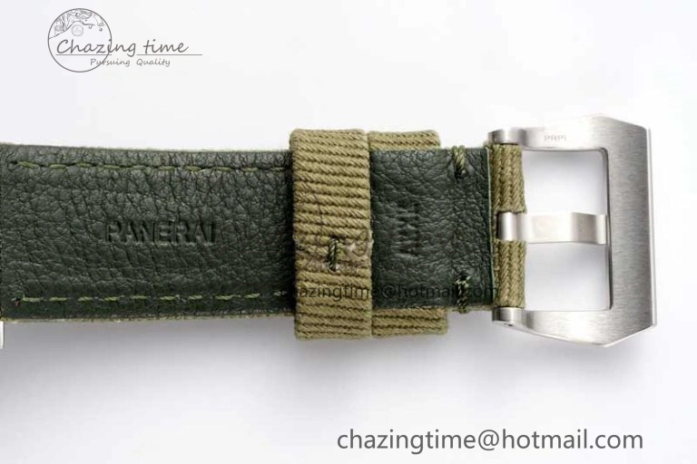 PAM1287 Y SBF 1:1 Best Edition Green Dial on Green Nylon Strap P FlexibleFit 8351