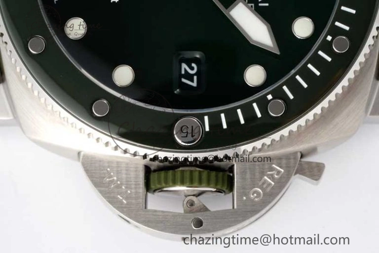 PAM1287 Y SBF 1:1 Best Edition Green Dial on Green Nylon Strap P FlexibleFit 8351