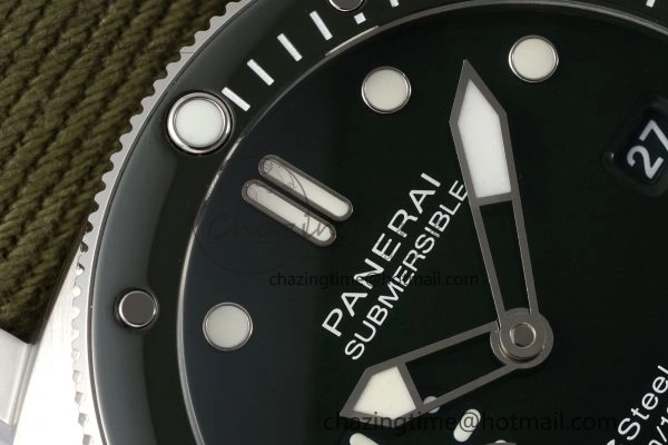 Chic PAM1287 Y VSF 1:1 Best Edition Green Dial on Green Nylon Strap P 8344