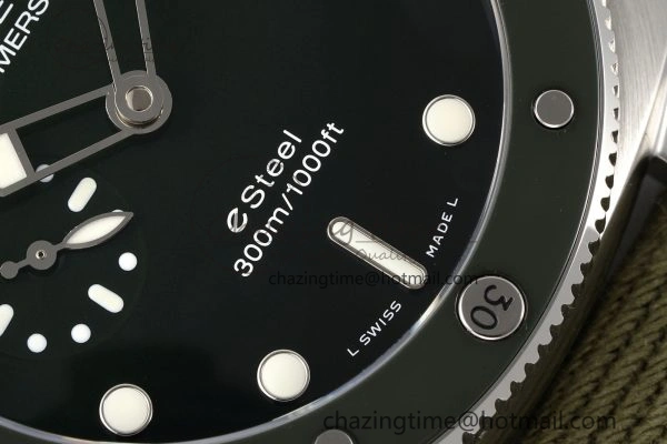 Chic PAM1287 Y VSF 1:1 Best Edition Green Dial on Green Nylon Strap P 8344