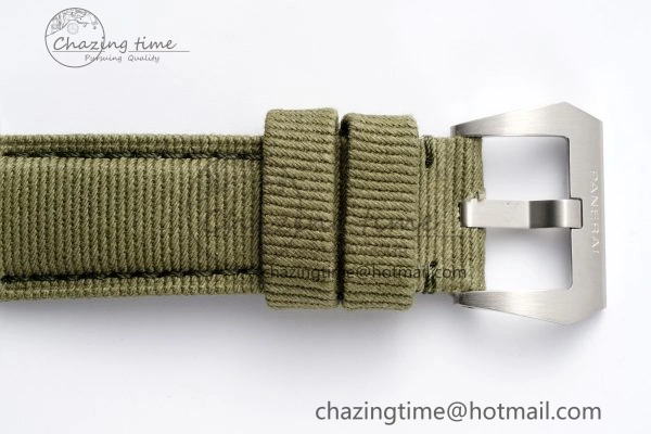 Chic PAM1287 Y VSF 1:1 Best Edition Green Dial on Green Nylon Strap P 8344