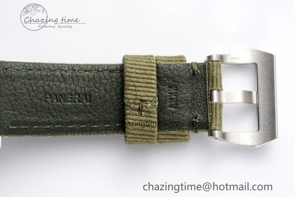 Chic PAM1287 Y VSF 1:1 Best Edition Green Dial on Green Nylon Strap P 8344