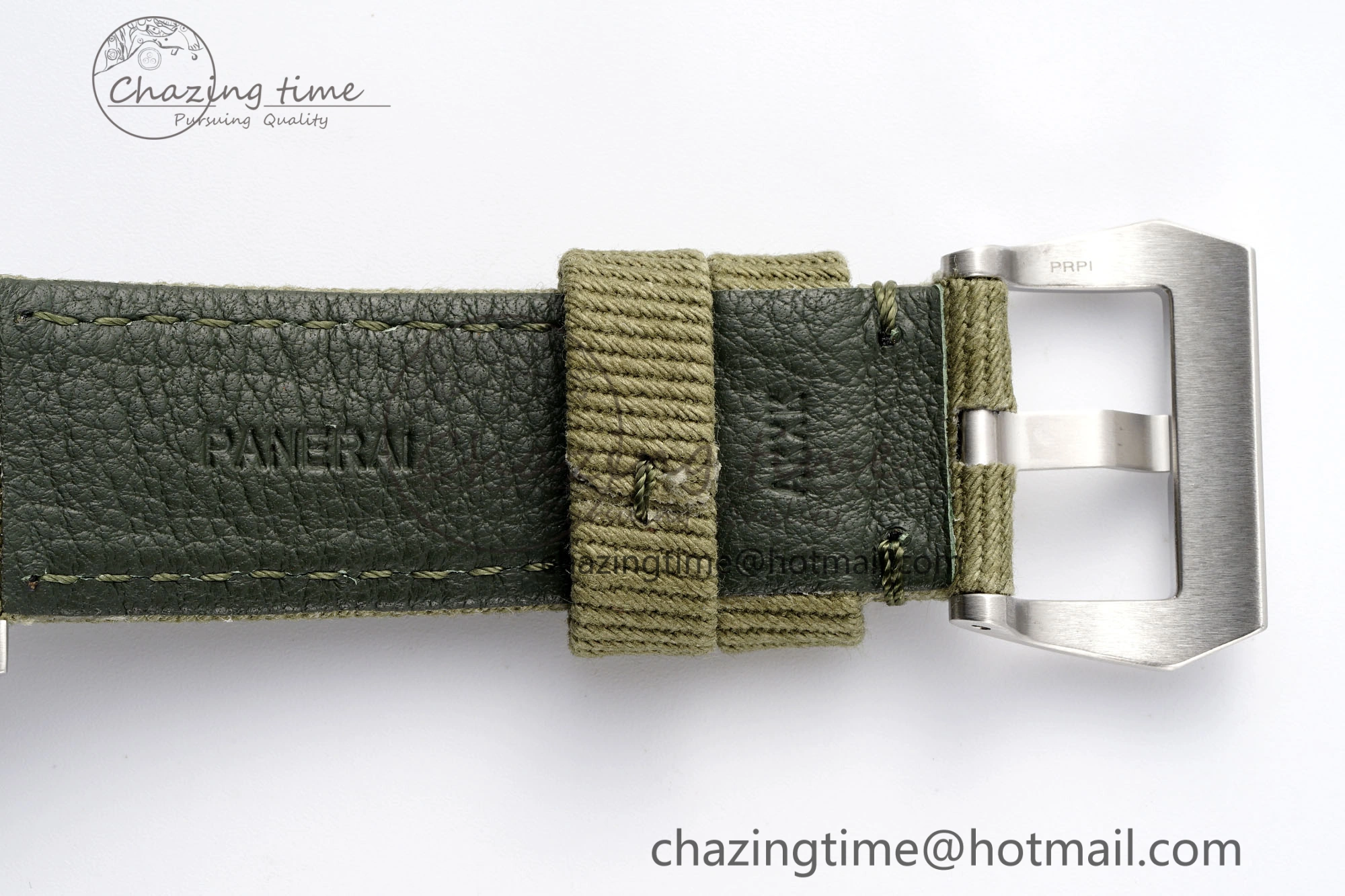 Chic PAM1287 Y VSF 1:1 Best Edition Green Dial on Green Nylon Strap P 8344