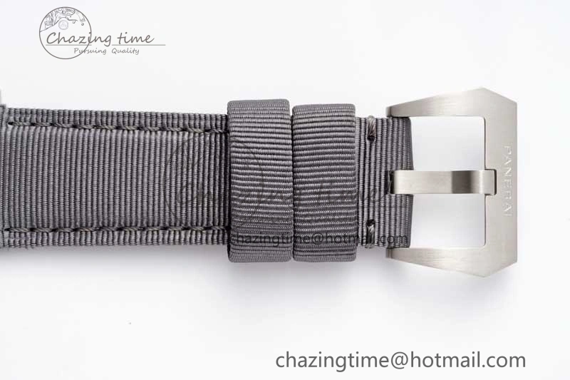 PAM1288 Y SBF 1:1 Best Edition Gray Dial on Gray Nylon Strap P Tailored 8349