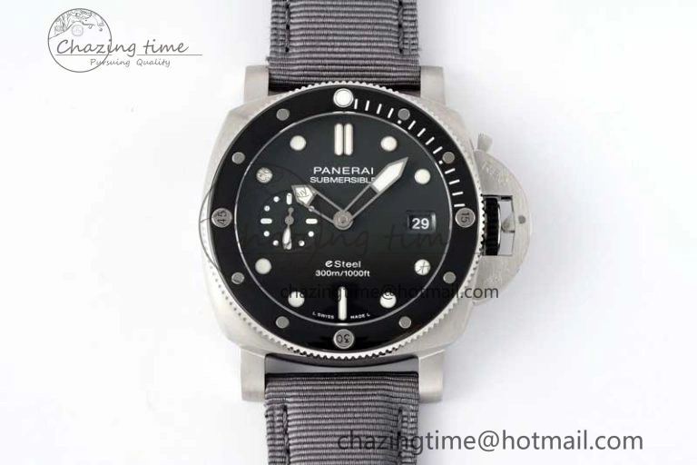 PAM1288 Y SBF 1:1 Best Edition Gray Dial on Gray Nylon Strap P Tailored 8349
